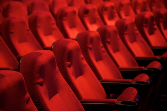 Red velvet theater seats.
