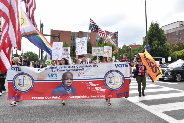 PHOTOSTREAM: Good Trouble Rally & March in Ohio City by Anastasia Pantsios