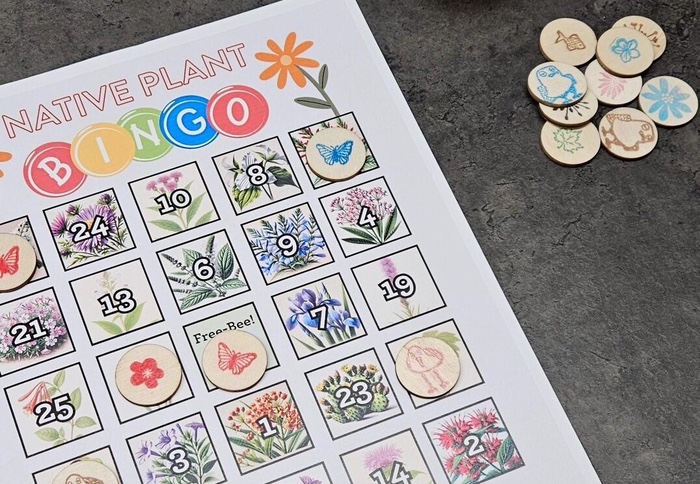 Play Native Plant Bingo at Nature Center at Shaker Lakes