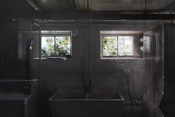 Painter Maximillan Peralta Shows His Work in Bespoke Setting