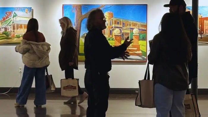 Lakewood Gallery WovenSmart Opens Show Focuses on Modern Life's Contradictions